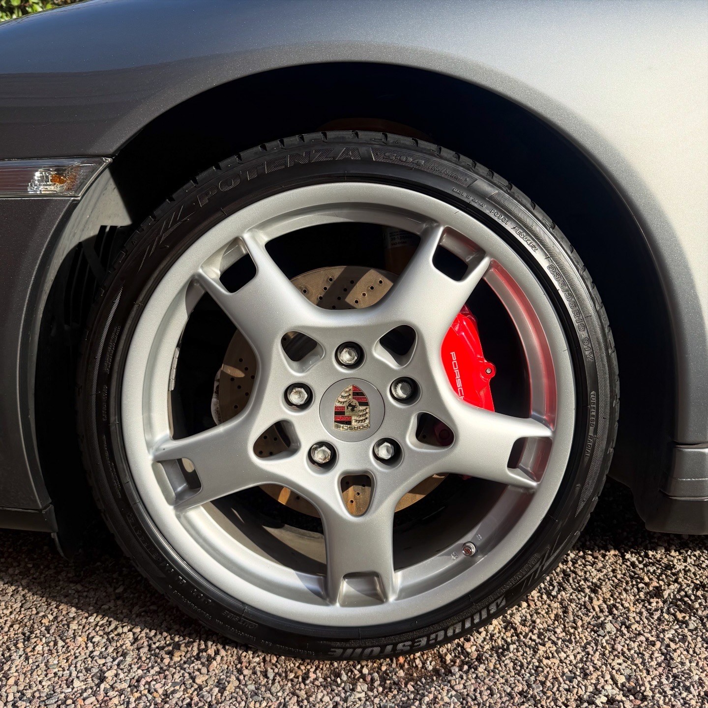 Polished wheel